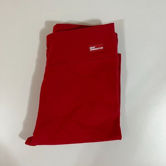 Host Pick ❤️ Zara Girls Size 12 Red Sweatpants Best Generation Cotton - Picture 4 of 10